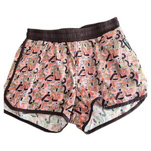 Outdoor Research Womens Quick-Dry Printed Running Shorts Pattern Light sz small